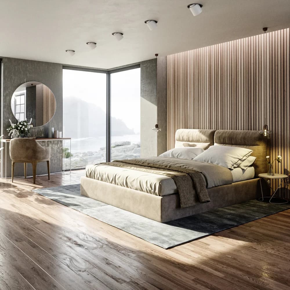 Ліжко в інтер'єрі