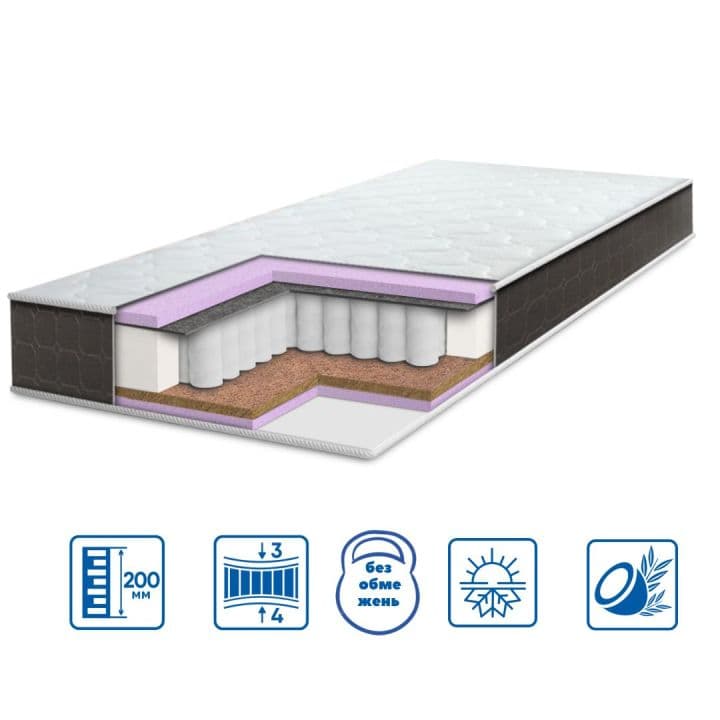 Матрац модель BRAVE "spring 2 в 1"